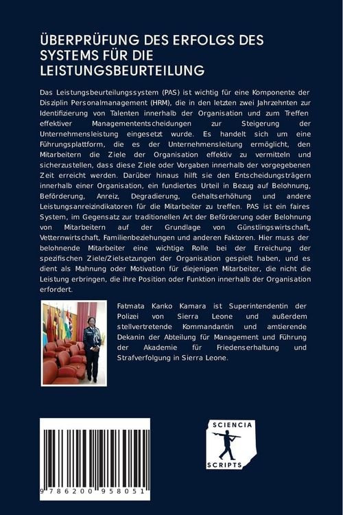 Produktbild: &Uuml;berpr&uuml;fung des Erfolgs des Systems f&uuml;r die Leistungsbeurteilung