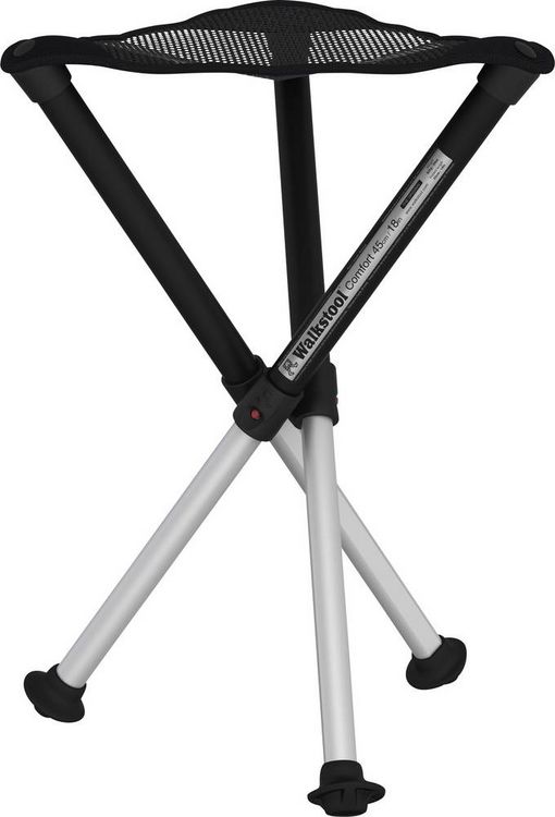 Produktbild: Walkstool Comfort L Klapphocker Schwarz, Silber ComfortL Belastbarkeit (Gewicht) (max.) 200 kg