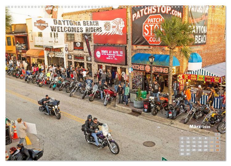 Produktbild: Fernweh und Traumziele: Auf Motorrad-Tour in den USA (Wandkalender 2026 DIN A2 quer), CALVENDO Monatskalender