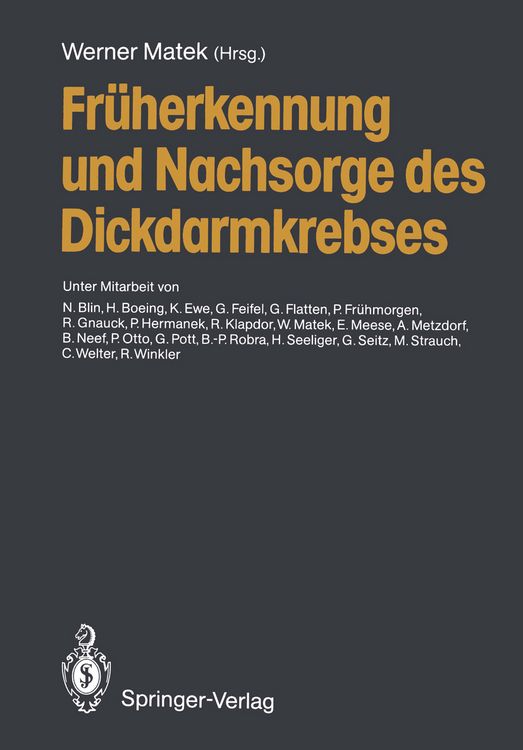 Produktbild: Fr&uuml;herkennung und Nachsorge des Dickdarmkrebses