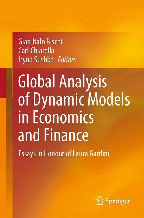 Produktbild: Global Analysis of Dynamic Models in Economics and Finance