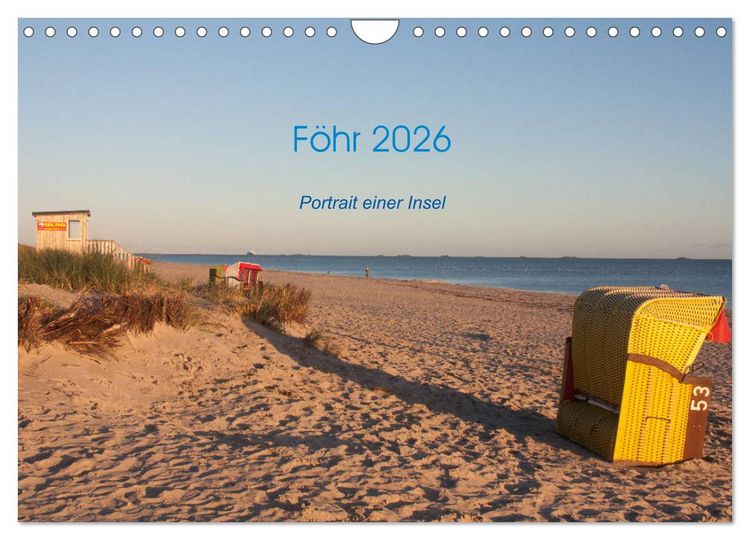 Produktbild: F&ouml;hr 2026. Portr&auml;t einer Insel (Wandkalender 2026 DIN A4 quer), CALVENDO Monatskalender