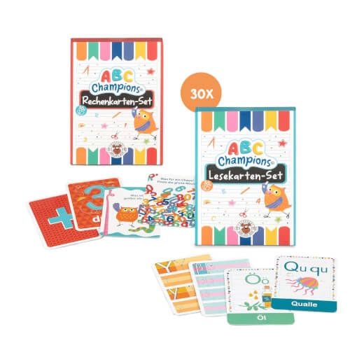 Produktbild: TRENDHAUS&reg; Lernspielkarten-Sets ABC Champions