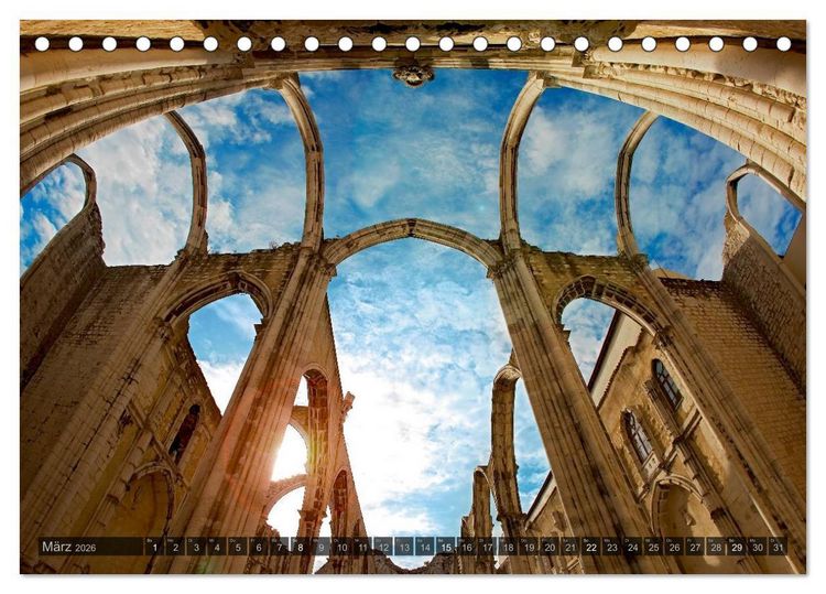 Produktbild: Lissabon &ndash; Portugals Metropole (Tischkalender 2026 DIN A5 quer), CALVENDO Monatskalender