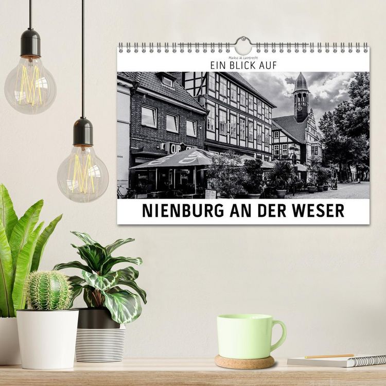 Produktbild: Ein Blick auf Nienburg an der Weser (Wandkalender 2026 DIN A4 quer), CALVENDO Monatskalender