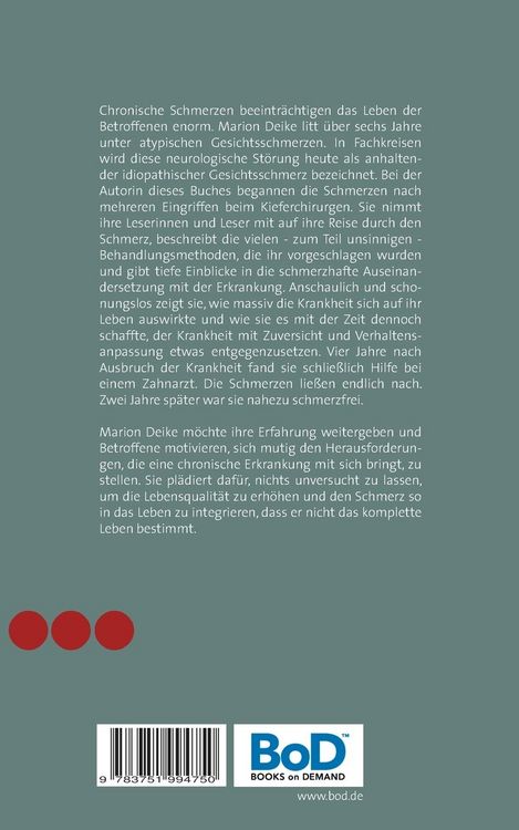 Produktbild: Zahnraupen - meine Reise durch den Schmerz