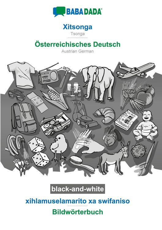 Produktbild: Xitsonga - &Ouml;sterreichisches Deutsch, xihlamuselamarito xa swifaniso, BW