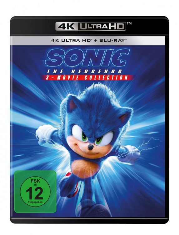 Produktbild: Sonic the Hedgehog - 3-Movie Collection (3 x 4K Ultra HD) + (3 x Blu-ray)