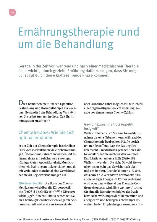Produktbild: Brustkrebs - Die optimale Ern&auml;hrung f&uuml;r mich