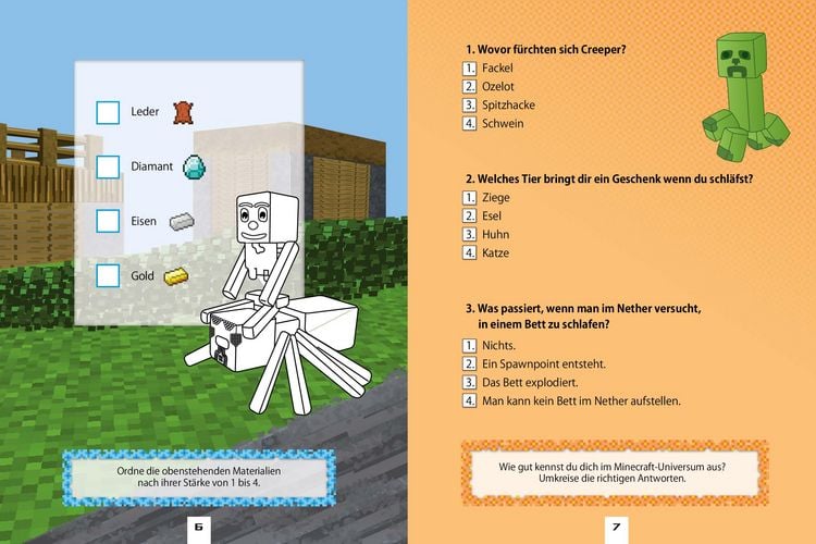 Produktbild: R&auml;tsel-Abenteuer f&uuml;r Minecraft-Fans ab 6 Jahren