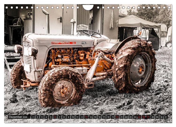 Produktbild: Trecker-Liebhaber (Wandkalender 2026 DIN A4 quer), CALVENDO Monatskalender