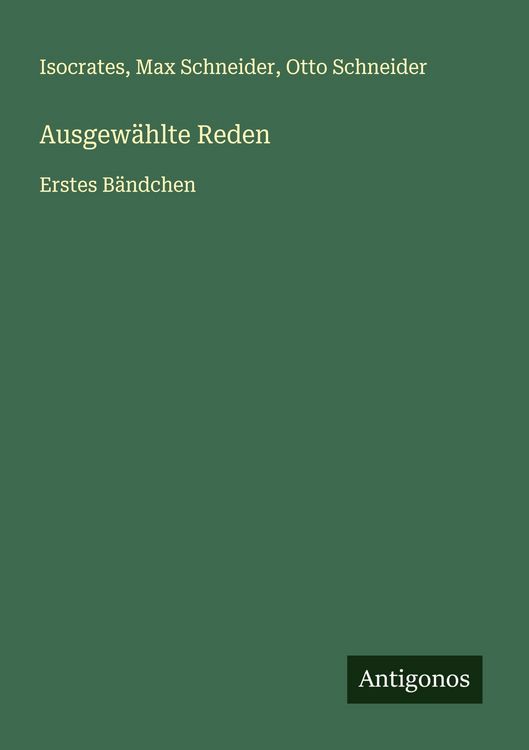 Produktbild: Ausgew&auml;hlte Reden