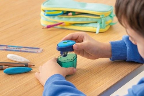 Produktbild: Pelikan Doppeldosenanspitzer griffix blau, 1 St&uuml;ck
