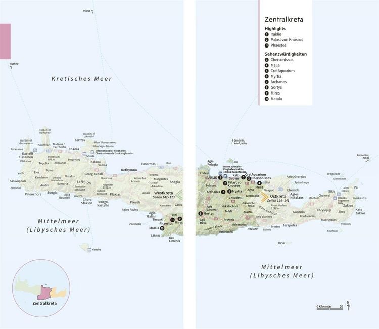 Produktbild: Vis-&agrave;-Vis Reisef&uuml;hrer Kreta