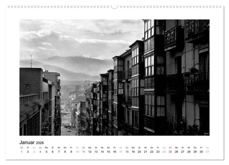 Produktbild: Bilbao - Bilder einer Stadt (Wandkalender 2026 DIN A2 quer), CALVENDO Monatskalender