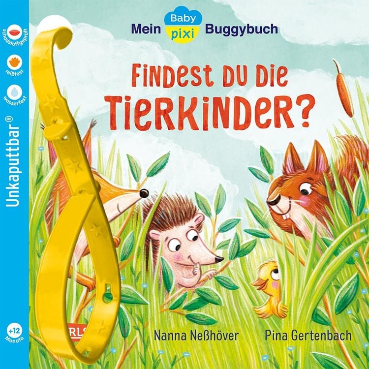 Produktbild: Baby Pixi (unkaputtbar) 143: Mein Baby-Pixi-Buggybuch: Findest du die Tierkinder?