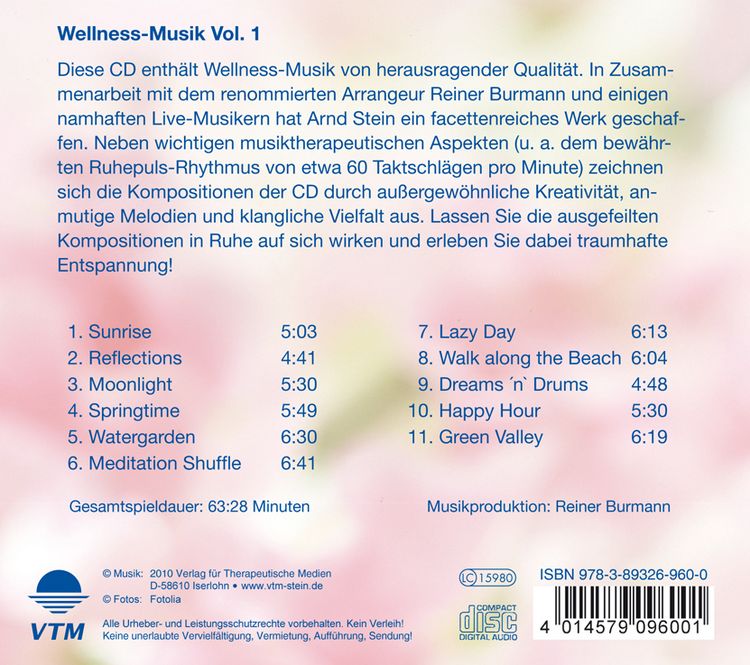 Produktbild: Wellness-Musik Vol. 1