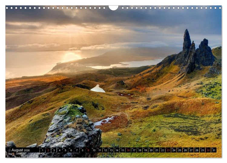 Produktbild: Schottlands K&uuml;sten. Karg, herb, traumhaft (Wandkalender 2026 DIN A3 quer), CALVENDO Monatskalender