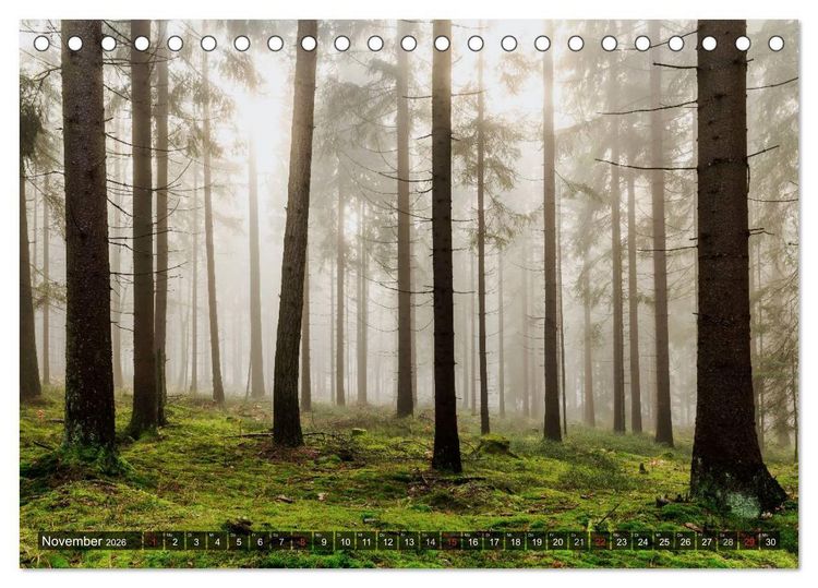 Produktbild: Zauberhaftes Fichtelgebirge (Tischkalender 2026 DIN A5 quer), CALVENDO Monatskalender
