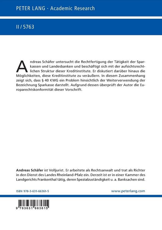 Produktbild: Das &ouml;ffentlich-rechtliche Bankensystem