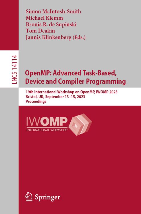 Produktbild: OpenMP: Advanced Task-Based, Device and Compiler Programming