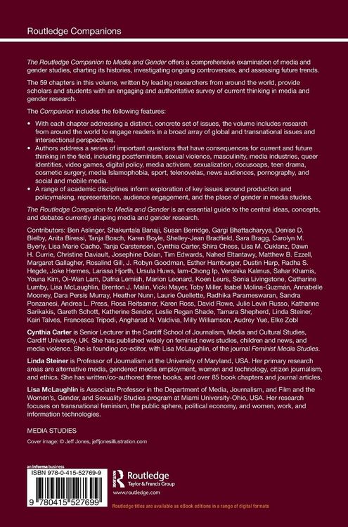 Produktbild: The Routledge Companion to Media & Gender