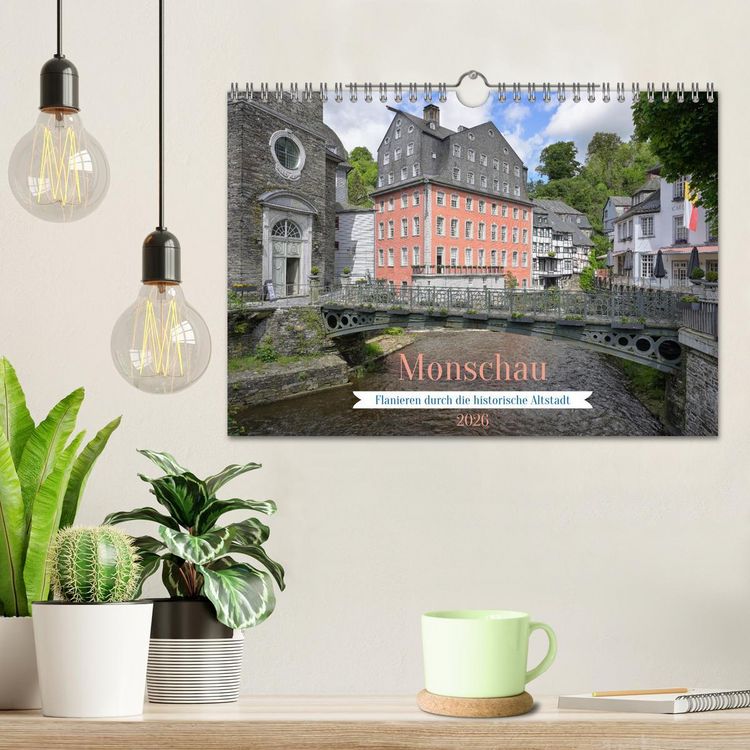 Produktbild: Monschau - Flanieren durch die historische Altstadt (Wandkalender 2026 DIN A4 quer), CALVENDO Monatskalender