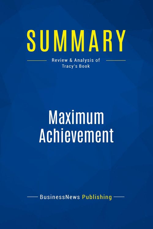 Produktbild: Summary: Maximum Achievement