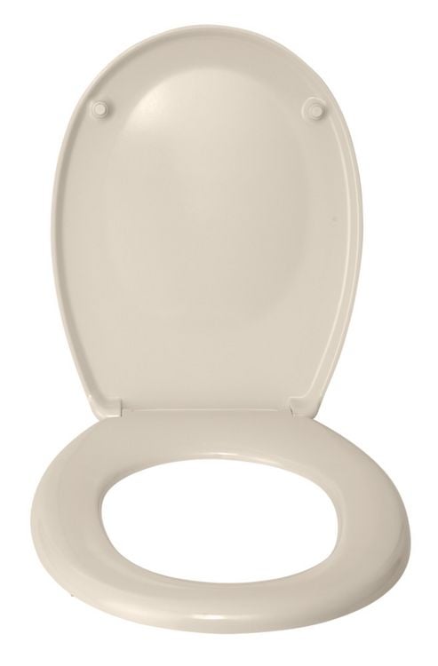 Produktbild: WC-Sitz Mod. Bergamo Beige, aus antibakteriellem Duroplast