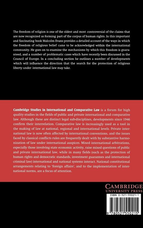 Produktbild: Religious Liberty and International Law in Europe