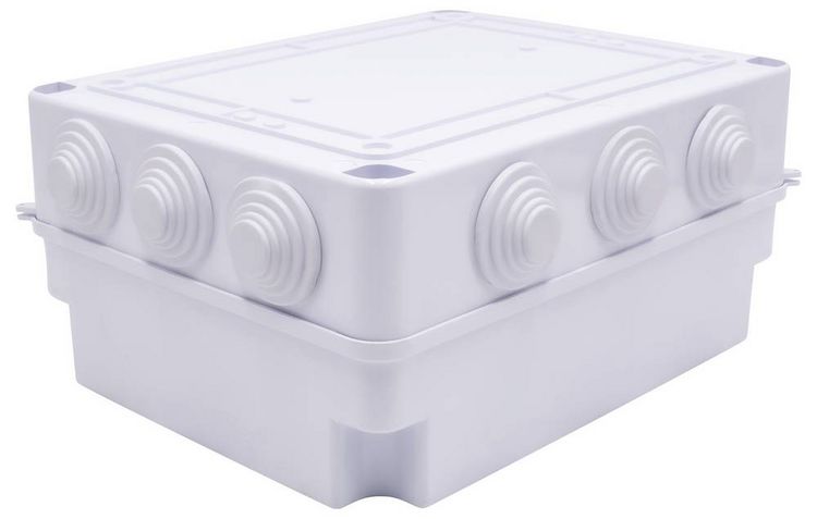Produktbild: TRU COMPONENTS TC-RA 255x200x120 TC-10239068 Installations-Geh&auml;use ABS Kunststoff Wei&szlig; 1St.