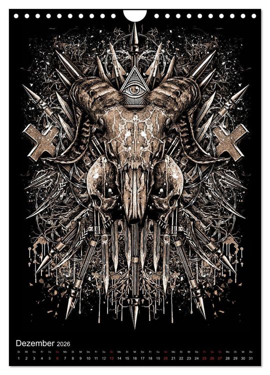 Produktbild: BLOODBOY/WAR ILLUSTRATION (Wandkalender 2026 DIN A4 hoch), CALVENDO Monatskalender