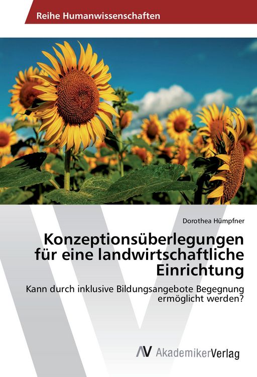 Produktbild: Konzeptions&uuml;berlegungen f&uuml;r eine landwirtschaftliche Einrichtung