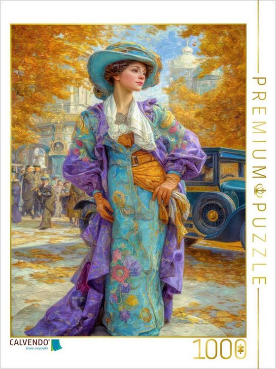Produktbild: CALVENDO Puzzle Sinnliche Sch&ouml;nheit des Jugendstils | 1000 Teile Lege-Gr&ouml;&szlig;e 64x48cm Foto-Puzzle f&uuml;r gl&uuml;ckliche Stunden