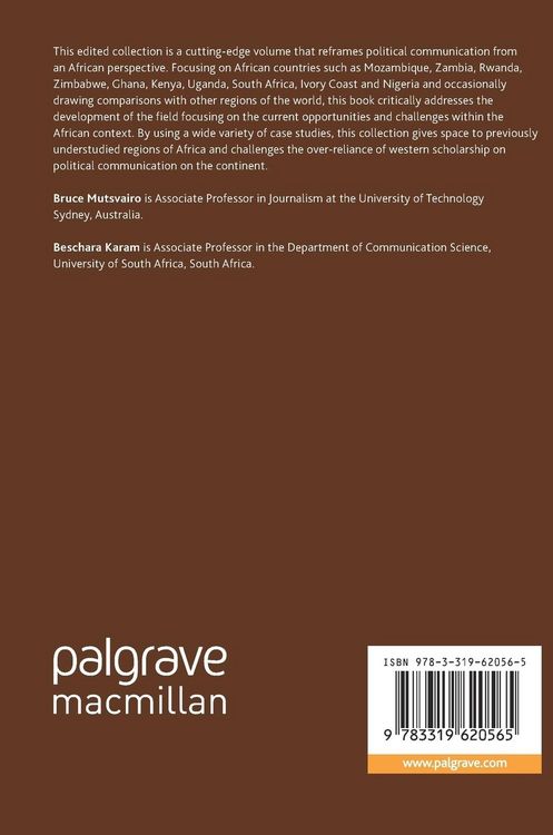 Produktbild: Perspectives on Political Communication in Africa