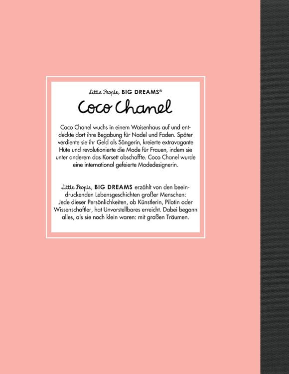 Produktbild: Coco Chanel &ndash; Little People, BIG DREAMS (Deutsche Ausgabe)