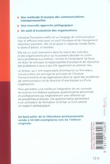 Produktbild: L'analyse transactionnelle