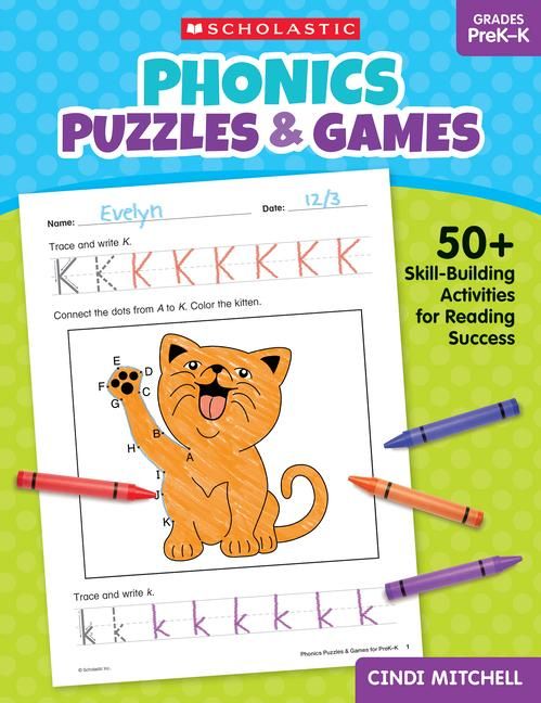 Produktbild: Phonics Puzzles & Games for Prek-K