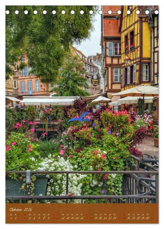 Produktbild: Reise durchs Elsass (Tischkalender 2026 DIN A5 hoch), CALVENDO Monatskalender