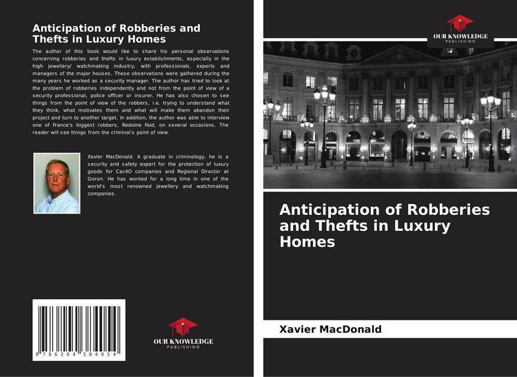 Produktbild: Anticipation of Robberies and Thefts in Luxury Homes