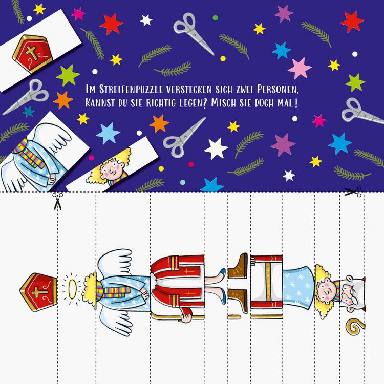 Produktbild: Mein Weihnachtsblock: 24 Ideen zum Malen, Basteln, R&auml;tseln