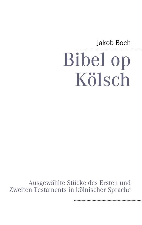 Produktbild: Bibel op K&ouml;lsch