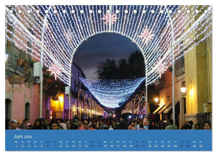 Produktbild: Viva Mexiko - Farben und Freude (Tischkalender 2026 DIN A5 quer), CALVENDO Monatskalender