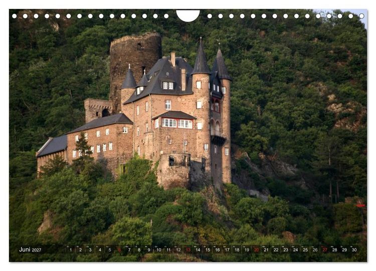 Produktbild: Deutsche Burgen (Wandkalender 2027 DIN A4 quer), CALVENDO Monatskalender