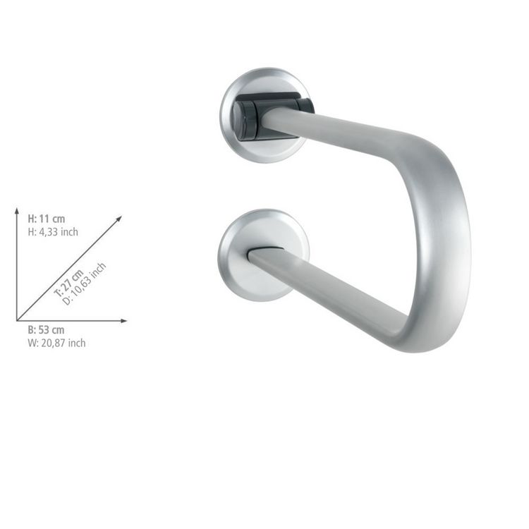 Produktbild: Badst&uuml;tzgriff klappbar Mod. Secura Premium, bis 120 kg belastbar