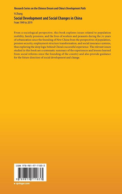 Produktbild: Social Development and Social Changes in China
