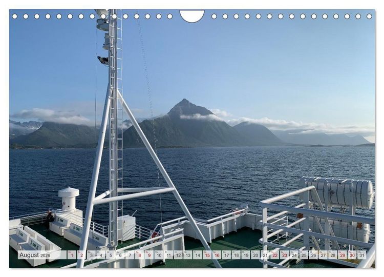 Produktbild: Wandern in Norwegen - Einklang von Gebirge und Meer (Wandkalender 2026 DIN A4 quer), CALVENDO Monatskalender
