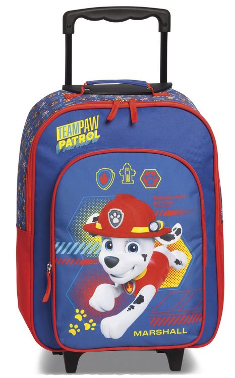 Produktbild: SIEBER Gl&uuml;hw&uuml;rmchen - Kindertrolley Paw Patrol, californiablau/rot, 20 Liter