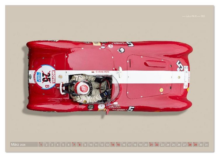 Produktbild: Two-Seater Racing Cars 1950-1960 (Wandkalender 2026 DIN A3 quer), CALVENDO Monatskalender
