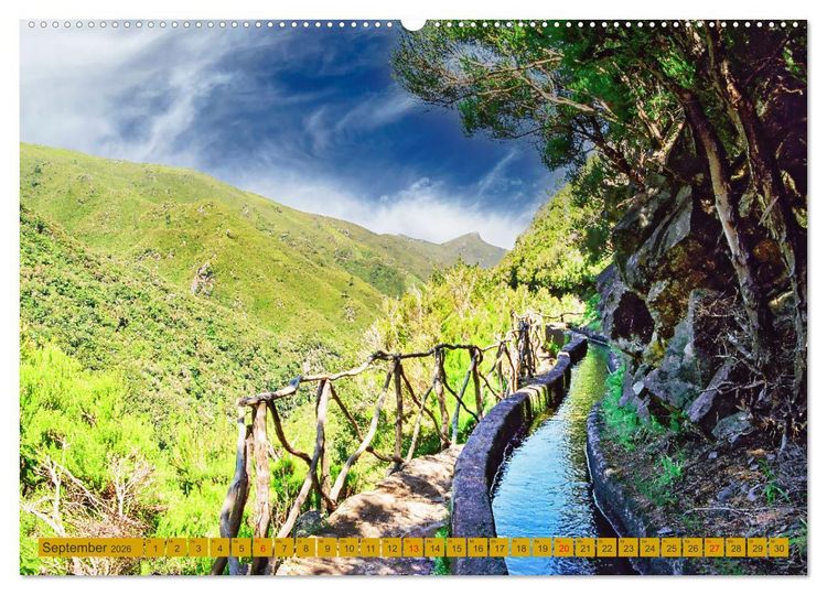 Produktbild: Madeira, Insel im ewigen Fr&uuml;hling (hochwertiger Premium Wandkalender 2026 DIN A2 quer), Kunstdruck in Hochglanz